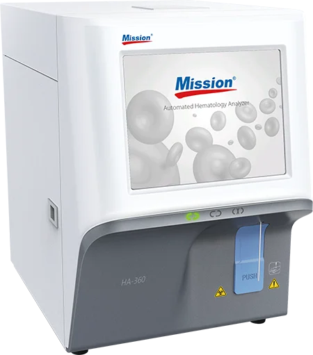 Mission HA-360 3-Part Diff — Compact high-throughput automated 3-part hematology analyzer